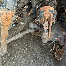 Fleet-Washing-in-Stow-Ohio-Lances-Power-Washing-Restores-Shine-to-Blue-Work-Truck 0